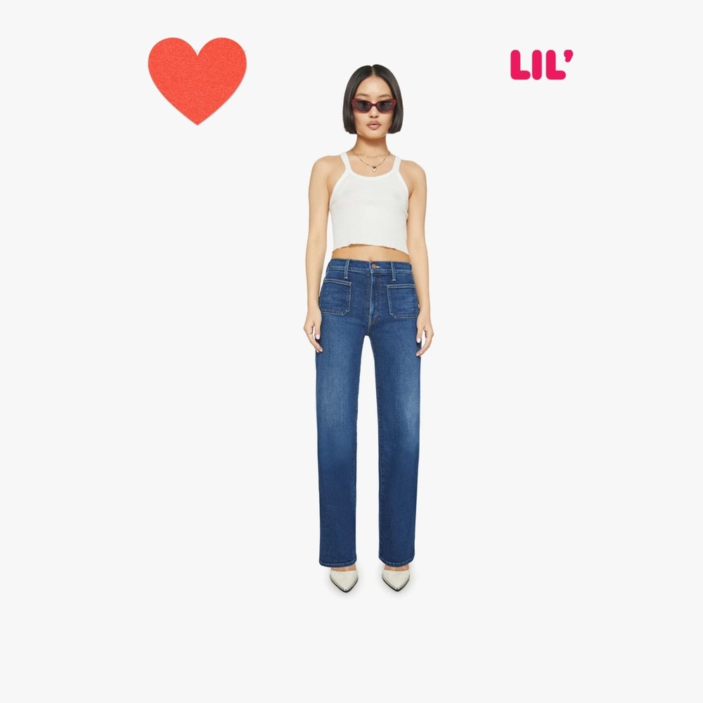MOTHER The Lil Patch Pocket Rambler Zip Sneak Size 24p